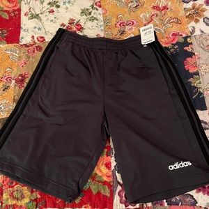 Black adidas shorts